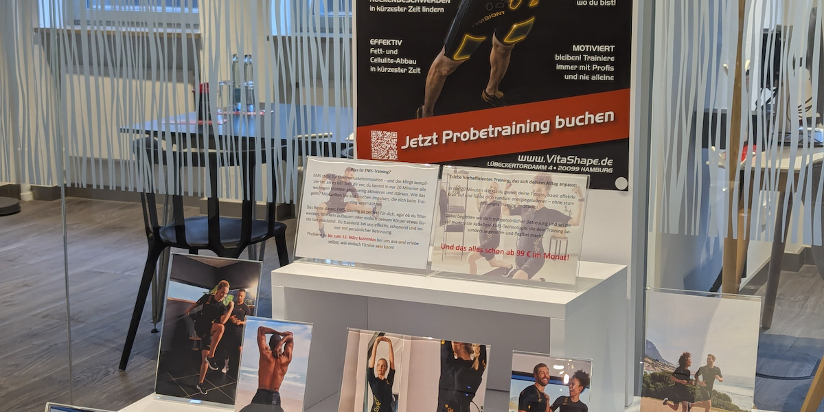 EMS-Training Hamburg – Moderne kabellose EMS-Technologie für effektives Muskeltraining bei Vitashape